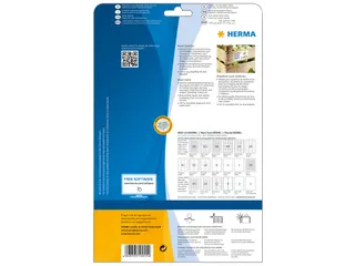 HERMA 10915 Power Etiketten A4 rond 30mm Wit 1200 stuks - 4