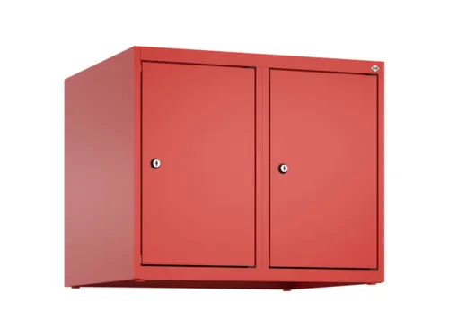 opzetkast,v. locker,2vak.,vak B 300mm,HxBxD 500x600x500mm,cilinderslot