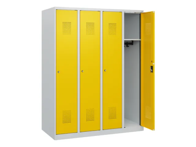 schoollocker,HxBxD 1530x1200x500mm,4vak,vak B 300mm,cil.-slot