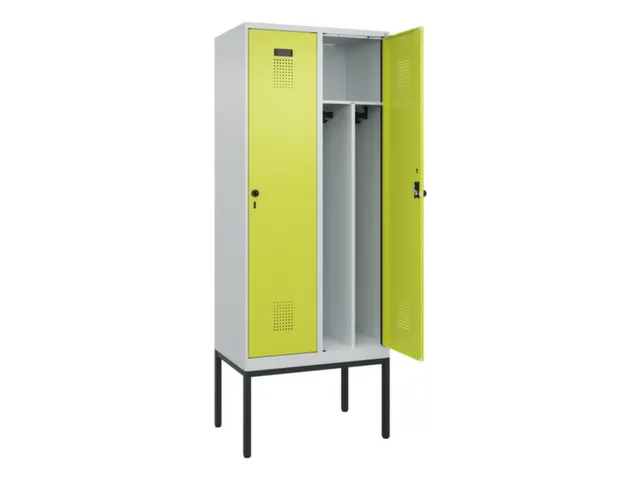 locker voor scheiding van kleding,HxBxD 2120x800x500mm,2vak