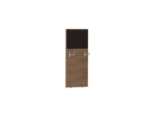 baliepaneel,v. bureau,aanbouw rechts,B 600mm,NT-cherry,BN2036-bruin