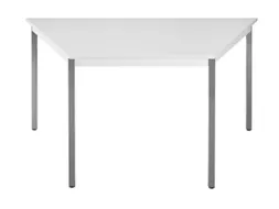 Tafel Trapeziumvormig 120x60 Cm Frame Antraciet Blad Lichtgrijs