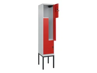 Z-garderobekast,HxBxD 2120x400x500mm,vak B 200/400mm,draaigrendel - 2
