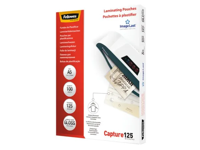 Lamineerhoes Fellowes A5 125 micron glanzend