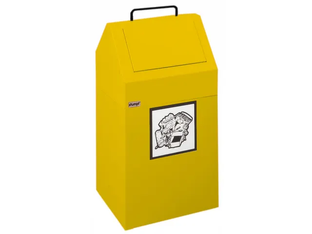 conteneur de tri sélectif,coupe-feu,1x45l,HxlxP 640x330x310mm