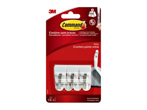 Draadhaak Command incl bevestigingsstrip 3 stuks