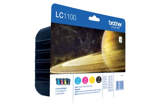 Brother LC-1100 Valuepack Inktcartridges Zwart + Kleur