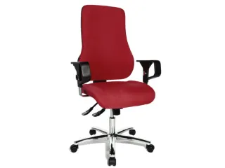 Topstar Bureaustoel Sitness 55 met Body-Balance-Tec Donkerrood - 1
