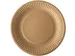 Papstar Pure Bord rond 19cm FSC karton bruin 20 stuks