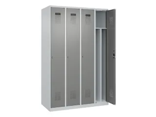 locker voor scheiding van kleding,HxBxD 1850x1200x500mm,4vak - 1