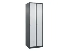 locker voor scheiding van kleding,HxBxD 1850x600x500mm,2vak