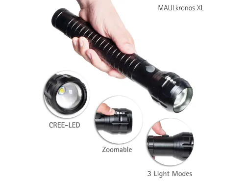 Zaklamp MAUL Kronos XL LED 28.7cm lichtbereik 295m 10W