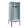 locker met bank,voor scheiding van kleding,HxBxD 2120x800x815mm,2vak