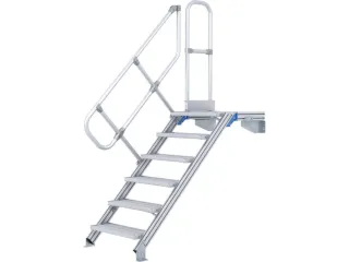 bordestrap,bordes H 1,75m,7treden,trede B 600mm,aluminium - 3