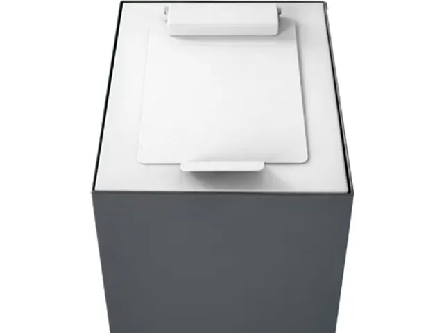 Top Met Klep Voor Modulaire Afvalbak 60L Wit