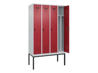 locker voor scheiding van kleding,HxBxD 2120x1200x500mm,4vak - 1