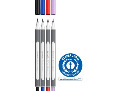 Brushpen Schneider Paint-It 070 4st. ass. kartonetui