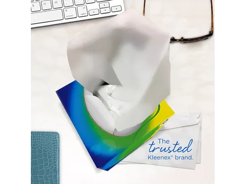 Facial tissues Kleenex kubus 3-laags 56stuks wit 8825