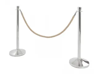 Koord Van Henneptouw Naturel Verchroomd 1.5 Meter - 2