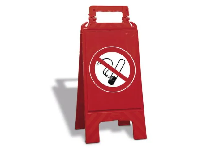 Panneau D'interdiction Défense De Fumer Colonne D'information