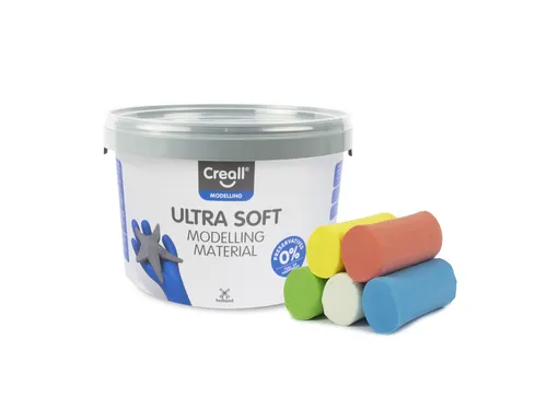 Klei Creall Play-it Ultra soft rood/blauw/groen/geel/wit 1100gram