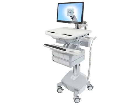 Medische Trolley StyleView-wagen met LCD-arm LiFe Powered 4 laden (3x1