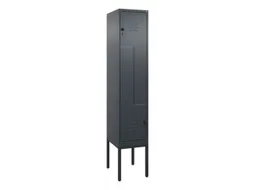 Z-garderobekast,HxBxD 2120x400x500mm,vak B 200/400mm,draaigrendel