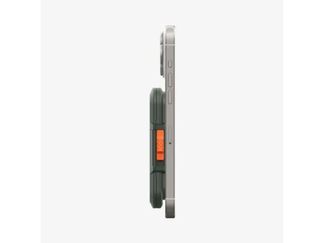 Spigen iPhone Lock Fit MagFit Wallet MagSafe Military Green