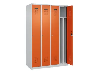 locker voor scheiding van kleding,HxBxD 1850x1200x500mm,4vak - 1