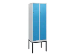 dubbeldekse locker,HxBxD 1950x600x500mm,2x2vak.,vak B 300mm