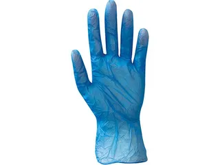 Wegwerphandschoen Arco Essentials vinyl blauw XL 100st - 2