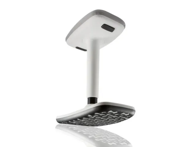 tabouret pivotant assise assise tissu gris assise H 500-750mm