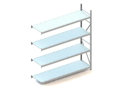 Breedvakstelling aanbouwveld HxBxD 2500x2251x650mm 4 stalen legborden