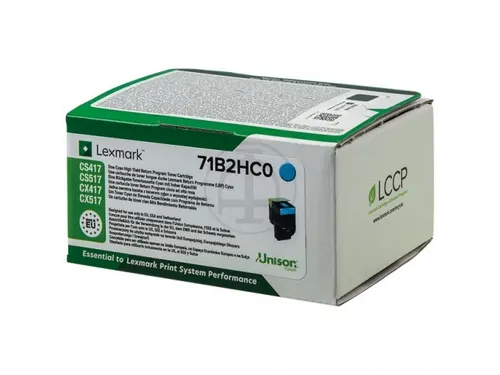 71B2HC0 LEXMARK CS417/CX417 toner cyaan