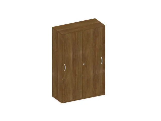 Schuifdeurkast 1540x1000x430mm Romp Noten Decor Front Noten