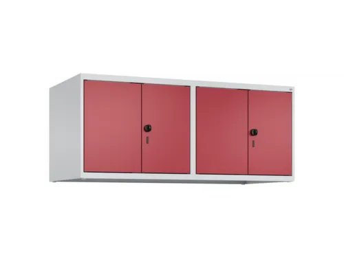 opzetkast,v. locker voor scheiding van kleding,4vak.,vak B 300mm