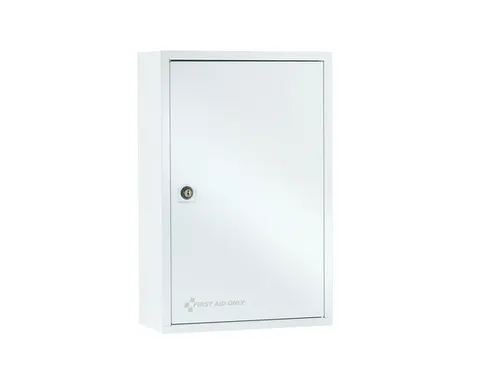 EHBO kast First Aid Only leeg 14x30x46 cm wit