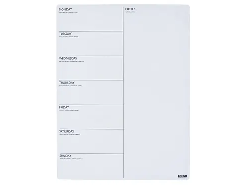 Magnetische planner Desq week 40x30cm magnetisch