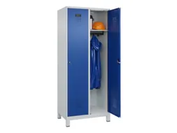 locker,HxBxD 1950x800x500mm,2vak,vak B 400mm,cil.-slot,voeten
