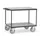 Zware Tafelwagens 2403 Ral7016 600kg 2 Etages 1200x800mm Houten Plaat