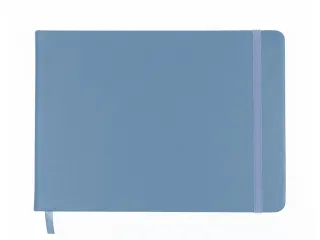 Schetsboek Kangaro A5 landscape sky blue PU HC 80 vel 140gr roomwit me - 5