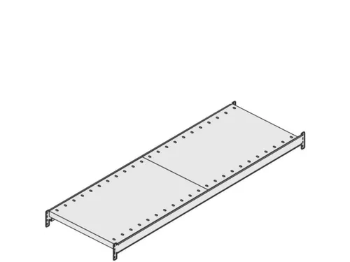 legbord,v. breedvakstelling,BxD 2000x600mm,vakl. 350kg,ingelegd