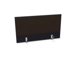 opzetpaneel,v. bureau,aanbouw achter,B 1000mm,CC-zwart,BN2036-bruin