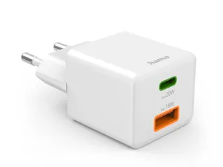 Oplader Hama USB-C/USB-A Mini PD 20W wit - 2