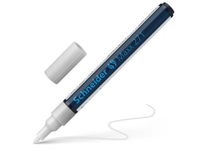 Lakmarker Schneider Maxx 271 1-2mm blister wit