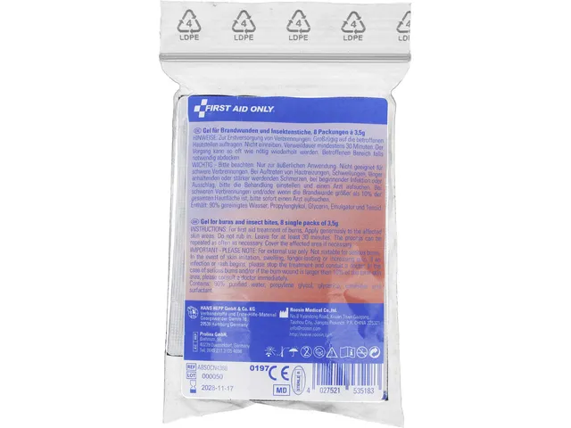 Brandwondengel First Aid Only 3.5g pak 8st