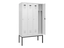 locker voor scheiding van kleding,HxBxD 2120x1200x500mm,4vak