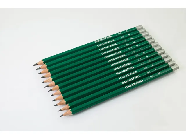 Potlood Eberhard Faber bliketui 12st. 12 hardtegraden