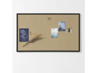 Prikbord Naga 100 x 60 cm Jute met Zwarte omlijsting - 3