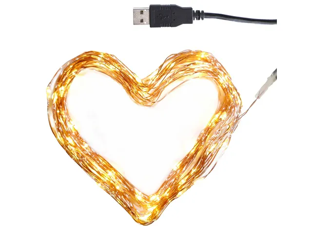 Lichtslinger Clauss LED 100 Led's 10m met USB aansluiting 5 volt